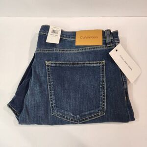 New Designer Calvin Klein Men's Slim Straight Jean Ashton Blue 38X29, 40EO700‎